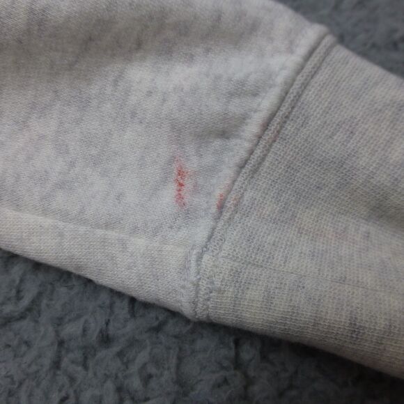 Nike Hoodie Womens XS Gray Sweatshirt Swoosh Pullover Lightweight High Neck - Picture 5 of 10